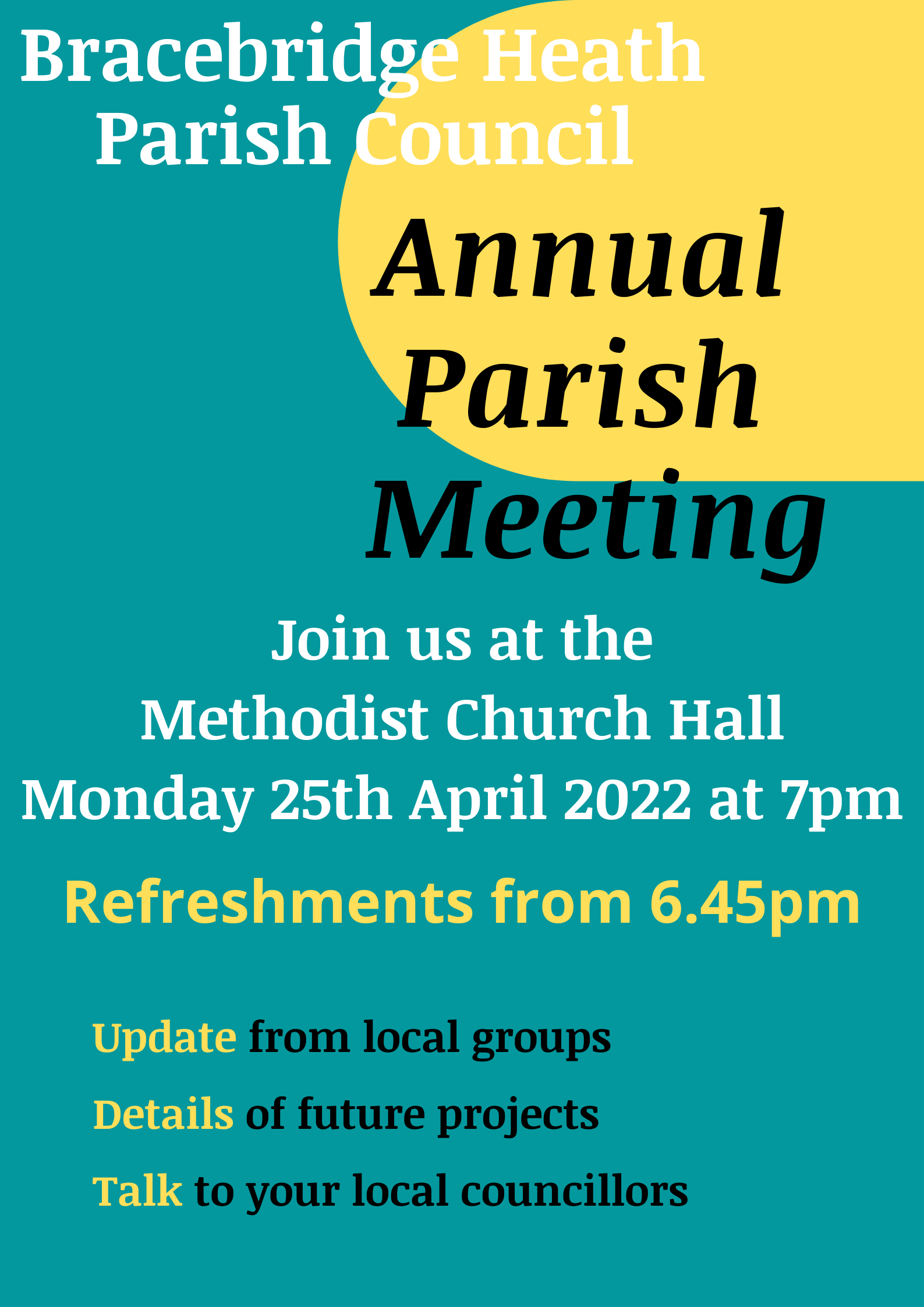 Information about the Annual Parish Meeting