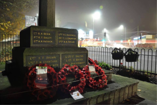 Bracebridge Heath war memorial